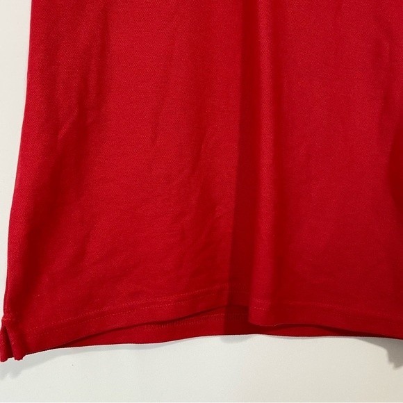 Ultra Club Women’s The Basics Button Short Sleeve Polo Red NWT - Picture 3 of 7